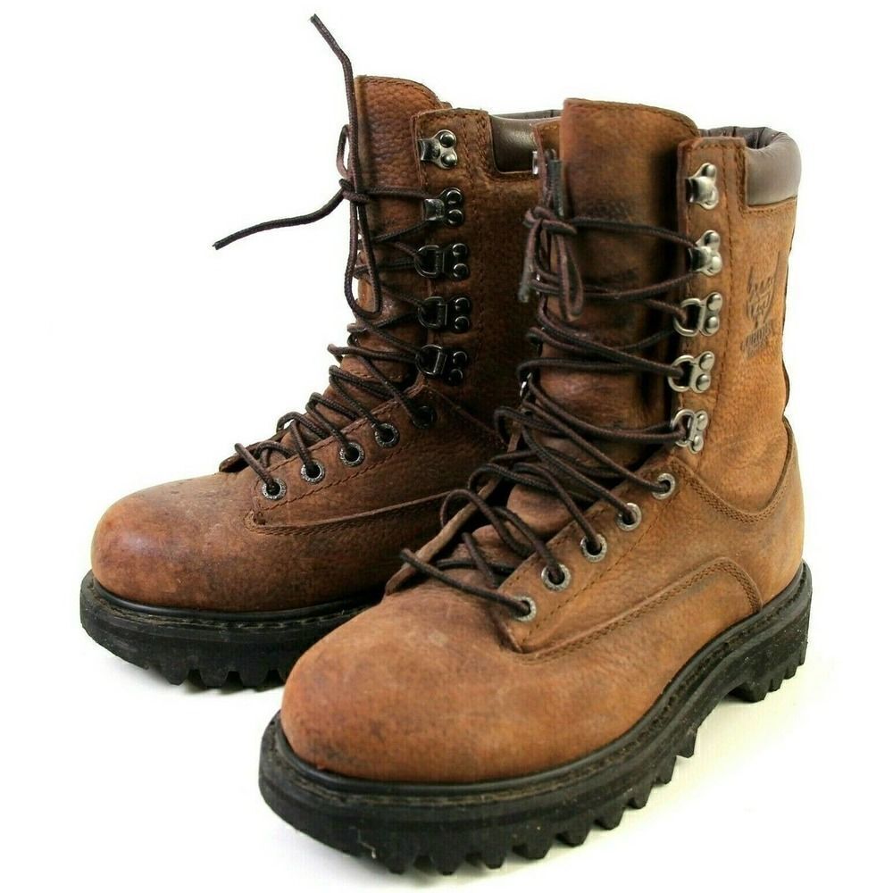 Cabela’s Outfitter Series Goretex Goodyear BROWN LEATHER LACE UP BOOTS Sz 6M